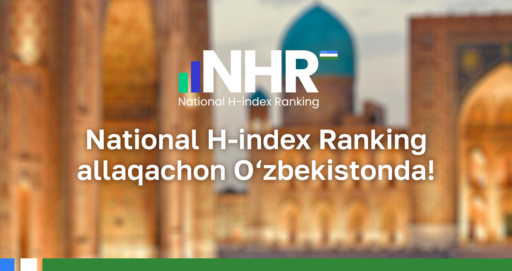 National H-index Ranking allaqachon O‘zbekistonda!